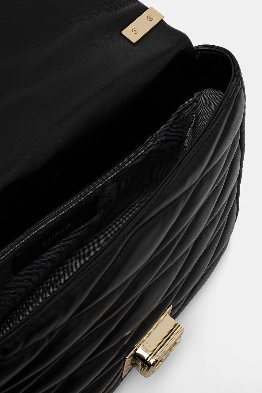 Τσάντα Furla χρώμα: μαύρο, WB01672 BX3221 O6000 φωτογραφία