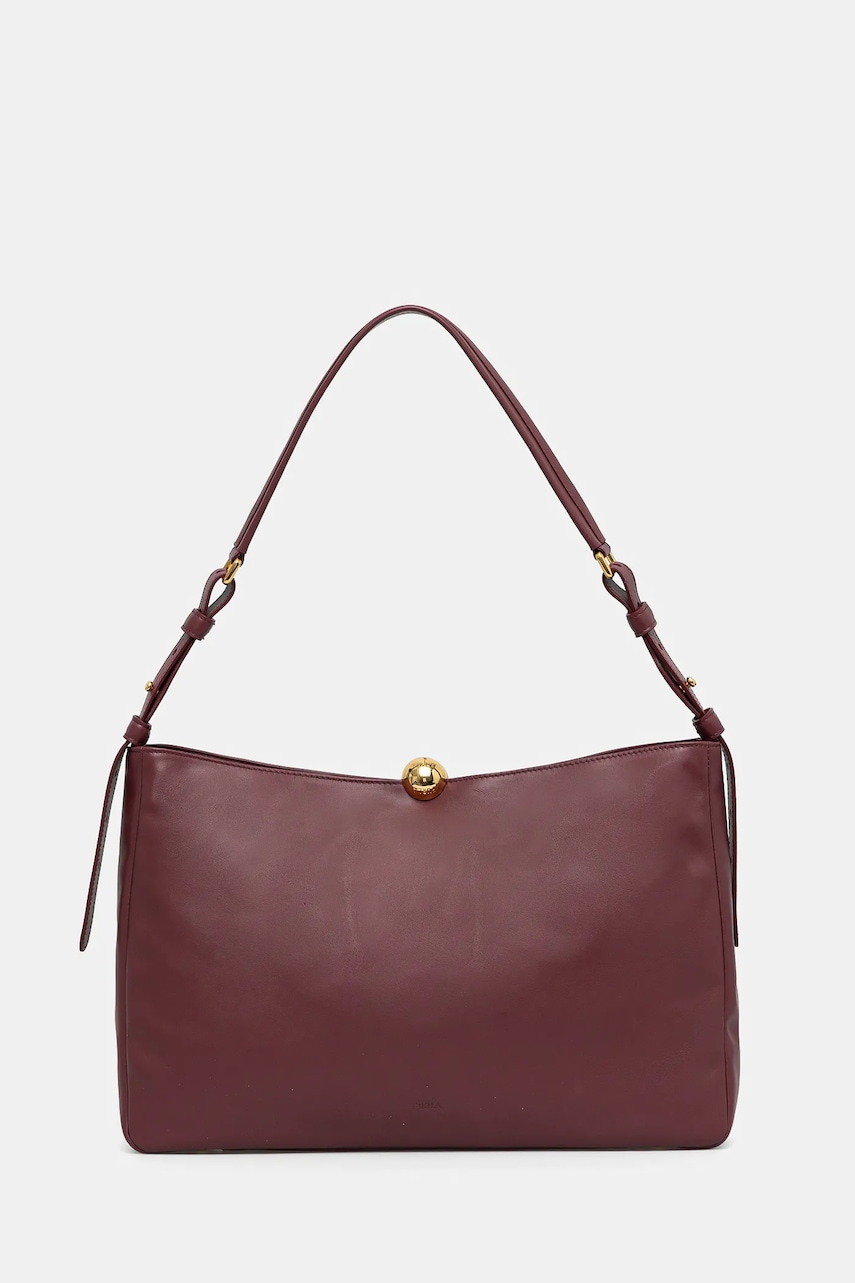 Furla poseta de piele culoarea bordo, WB01365 BX3168 26700