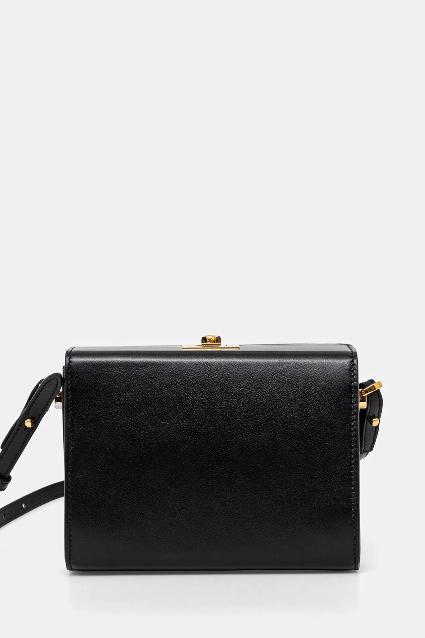 Furla poseta de piele culoarea negru, WB01474 BX3106 O6000