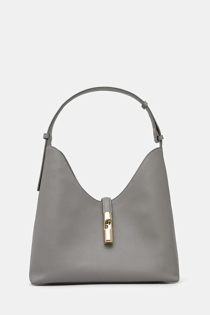 Furla poseta de piele culoarea gri, WB01499 BX3104 3291S