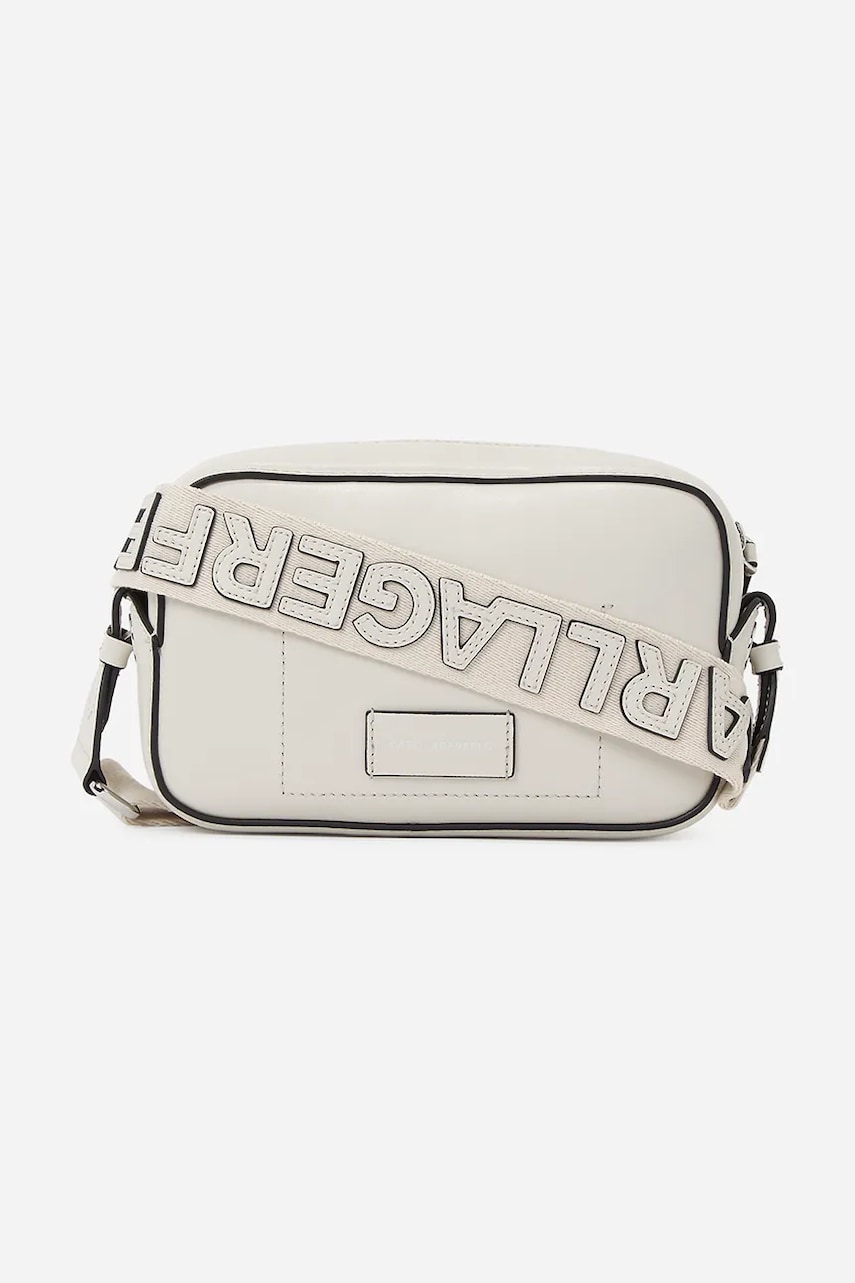 Кожаная сумочка Karl Lagerfeld цвет белый A1W30024 Кожаная сумочка Karl Lagerfeld цвет белый A1W30024