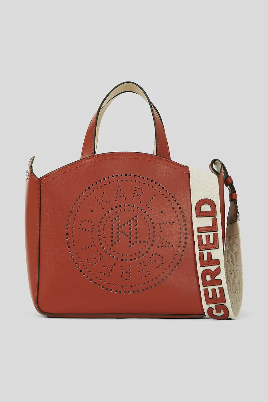 Karl Lagerfeld poseta de piele culoarea bej, A1W30058