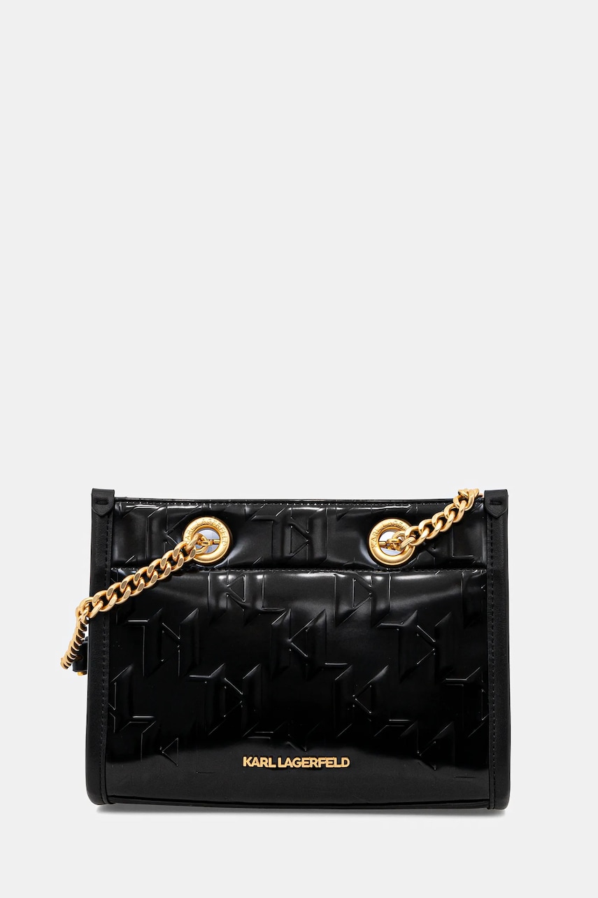 Karl Lagerfeld poseta culoarea negru, A1W30146 Karl Lagerfeld poseta culoarea negru, A1W30146