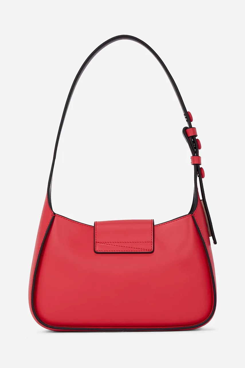Кожаная сумочка Karl Lagerfeld цвет красный A1W30149 Кожаная сумочка Karl Lagerfeld цвет красный A1W30149
