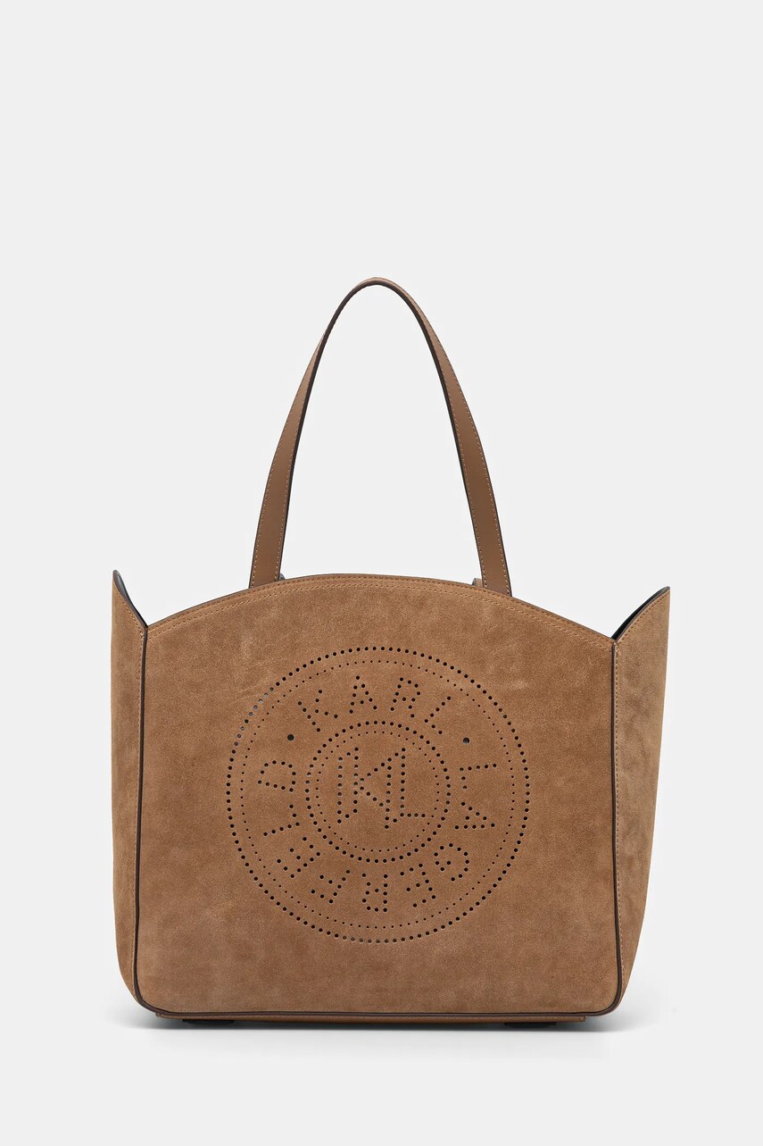 Karl Lagerfeld poseta de piele culoarea maro, A1W30164