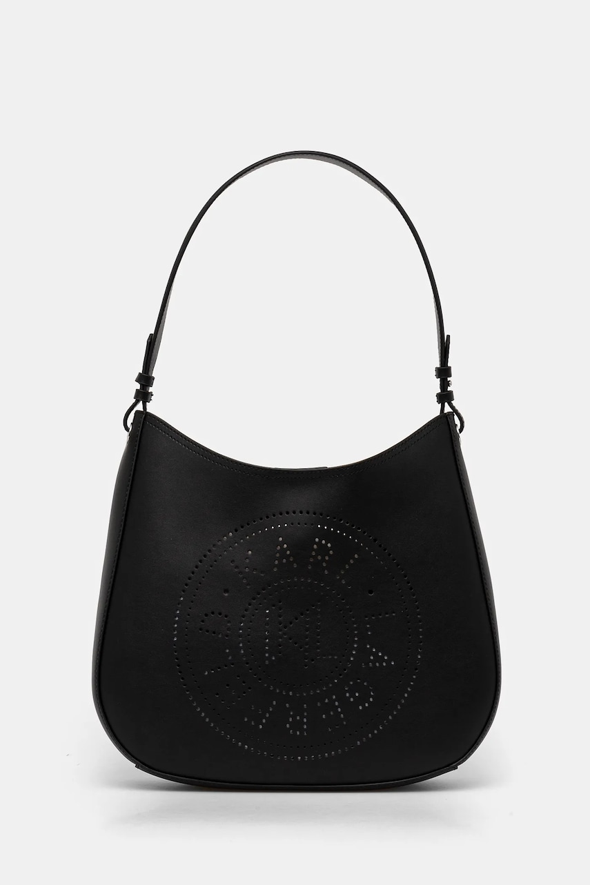 Karl Lagerfeld poseta de piele culoarea negru, A1W30213