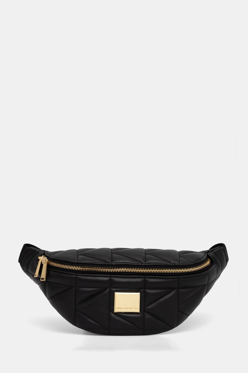 Karl Lagerfeld borsetă de piele culoarea negru, A1W30227