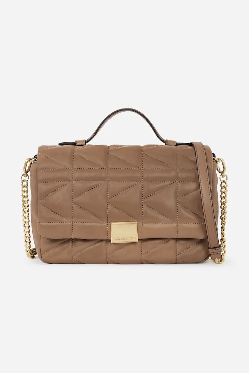 Karl Lagerfeld poseta K/KUILT culoarea maro, A1W30357