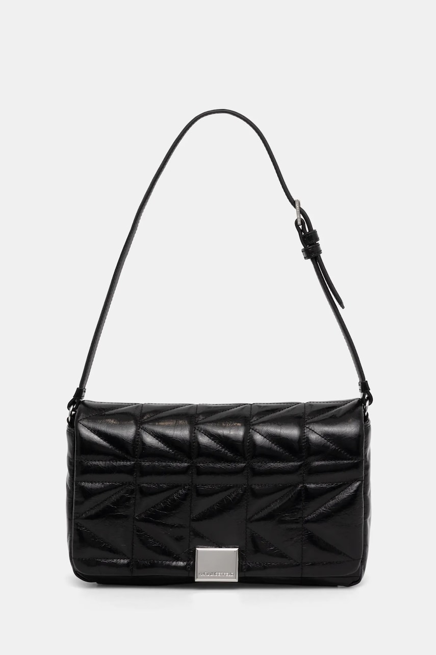 Karl Lagerfeld poseta de piele culoarea negru, A1W30394 Karl Lagerfeld poseta de piele culoarea negru, A1W30394