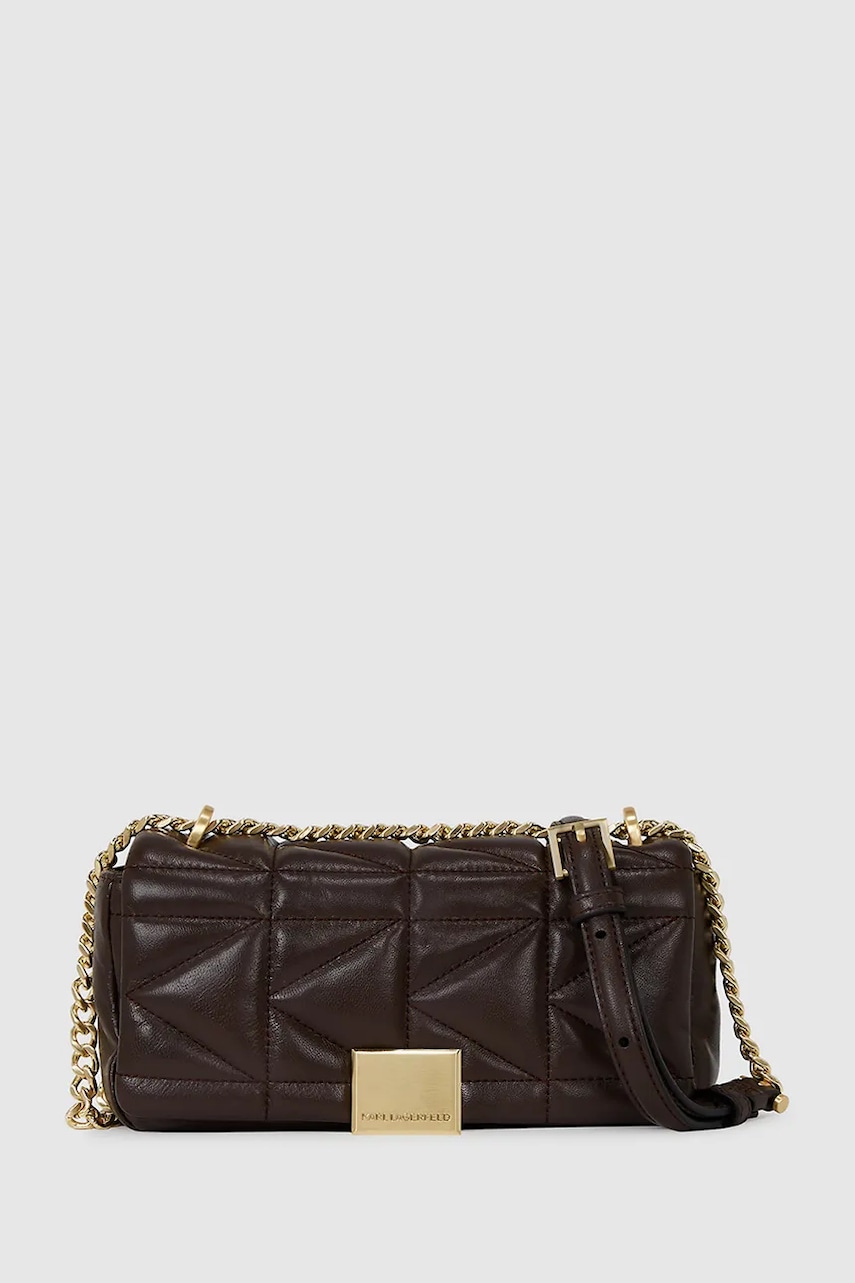 Karl Lagerfeld poșetă culoarea maro, A1W30435