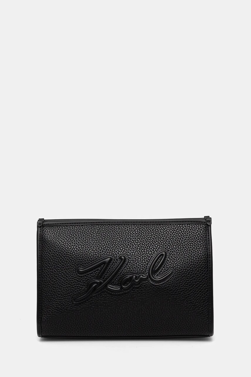 Karl Lagerfeld portfard culoarea negru, A1W32053