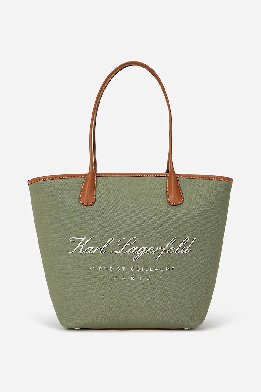 Karl Lagerfeld poseta culoarea verde, A1W46075