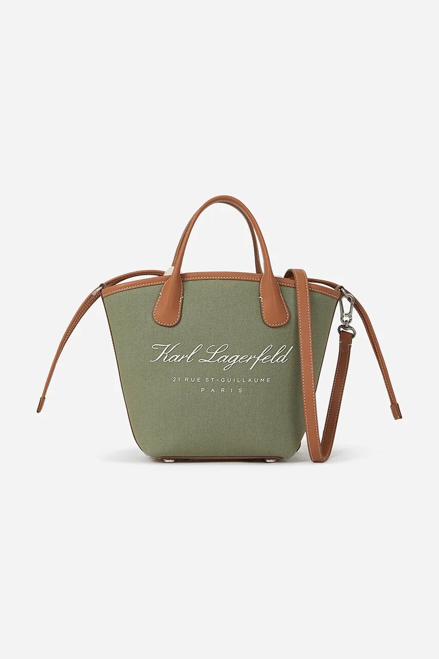 Karl Lagerfeld poseta culoarea verde, A1W46076