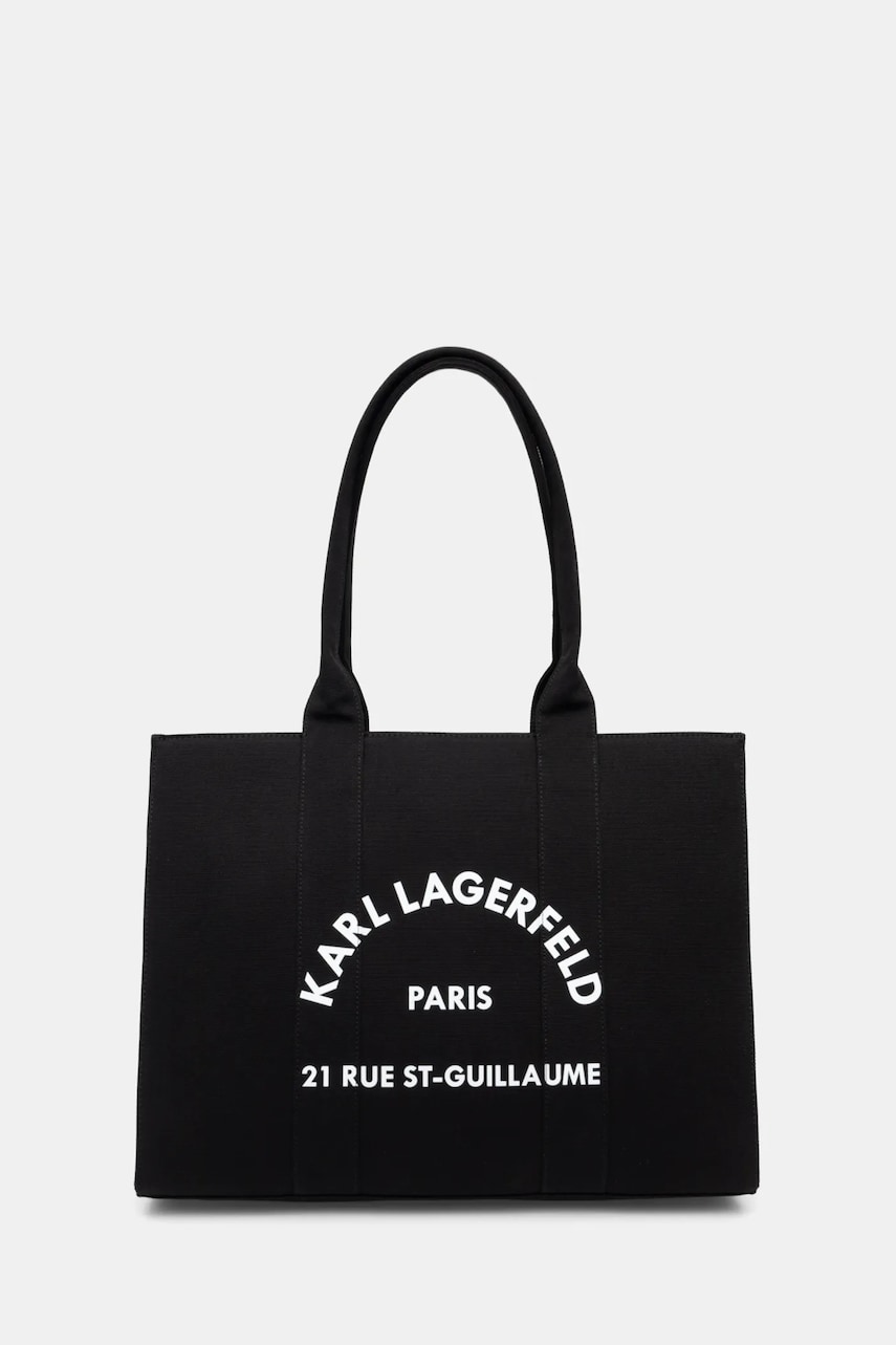 Karl Lagerfeld poseta culoarea negru, A1W50009 Karl Lagerfeld poseta culoarea negru, A1W50009