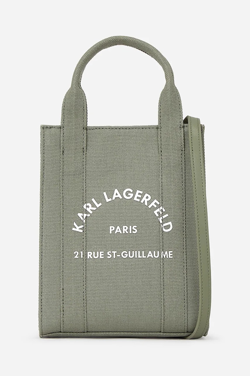 Karl Lagerfeld poseta culoarea verde, A1W50039