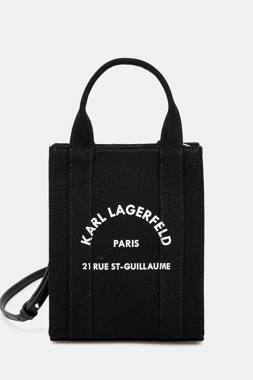 Karl Lagerfeld poseta culoarea negru, A1W50039 Karl Lagerfeld poseta culoarea negru, A1W50039