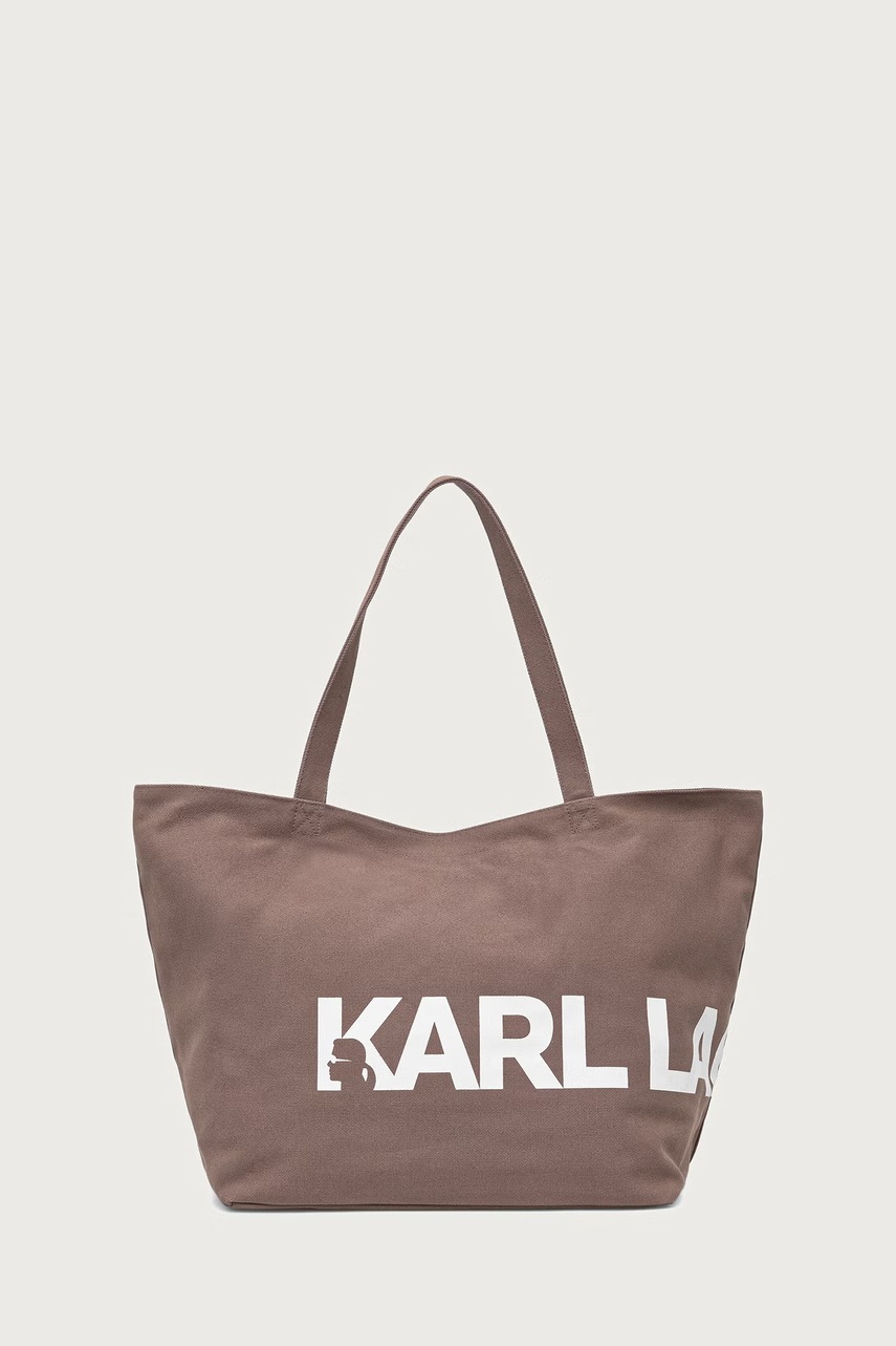 Karl Lagerfeld  kabelka typu tote dámska bavlnená K/ESSENTIAL