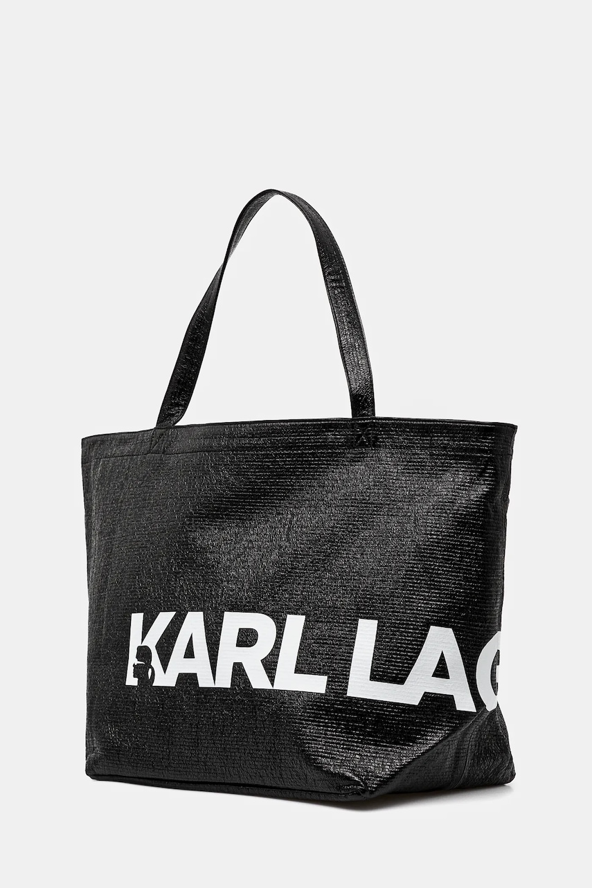 Хлопковая сумка Karl Lagerfeld цвет чёрный A1W50064 Хлопковая сумка Karl Lagerfeld цвет чёрный A1W50064
