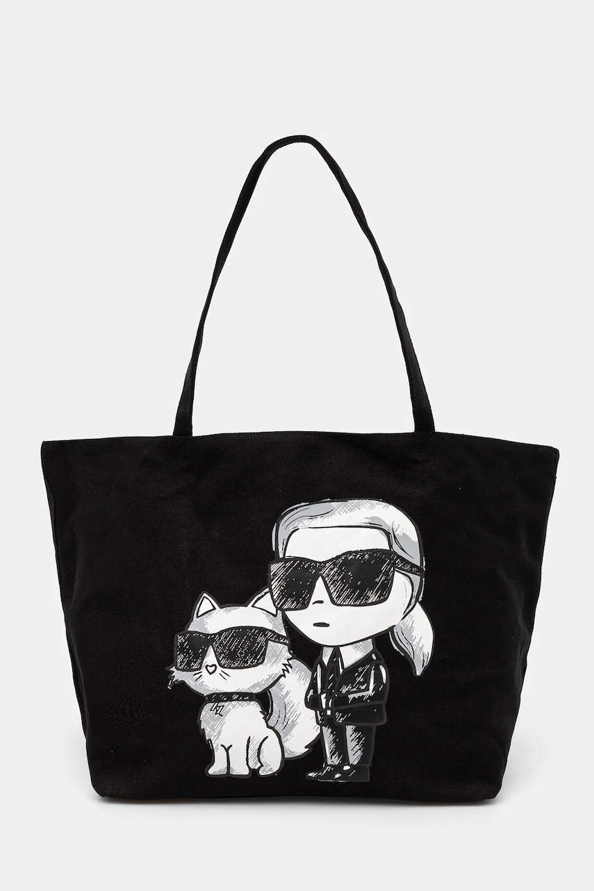 Karl Lagerfeld poseta culoarea negru, A1W50085 Karl Lagerfeld poseta culoarea negru, A1W50085