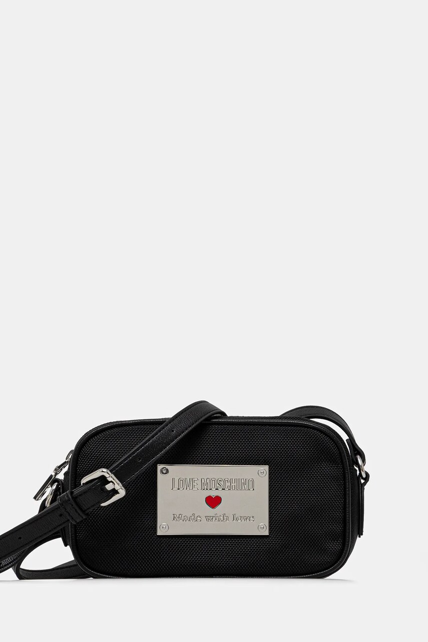 Love Moschino poseta culoarea negru, JC4204PP1