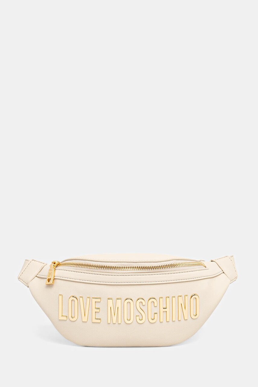 Levně Ledvinka Love Moschino béžová barva, JC4195PP1