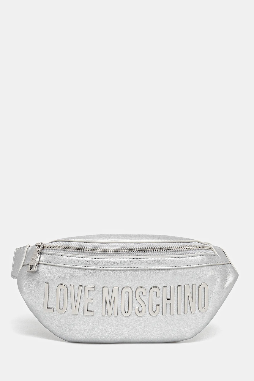Love Moschino borseta culoarea argintiu, JC4195PP1