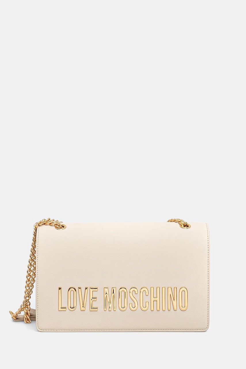 Love Moschino poseta culoarea bej, JC4192PP1