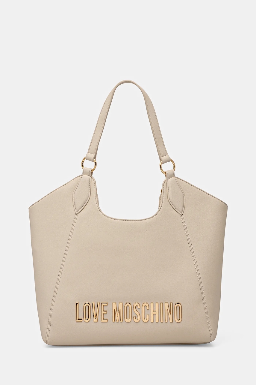 Love Moschino poseta culoarea bej, JC4165PP1