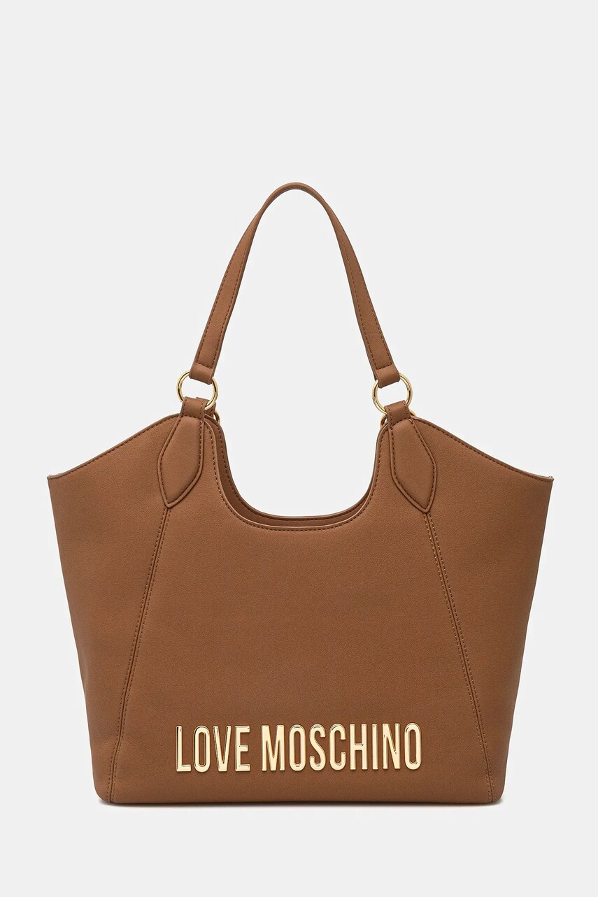Love Moschino poseta culoarea maro, JC4165PP1