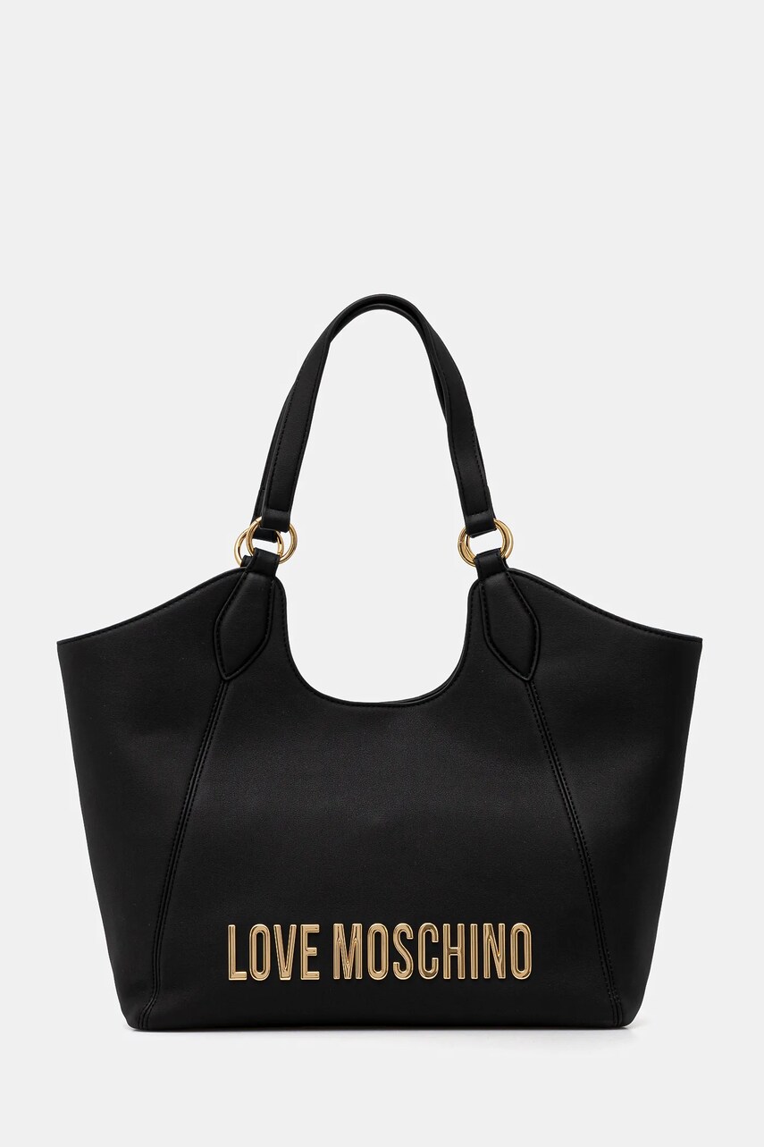 Love Moschino poseta culoarea negru, JC4165PP1