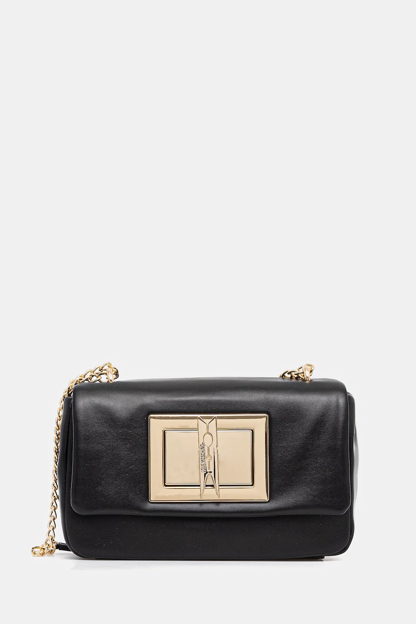 Love Moschino poseta culoarea negru, JC4164PP1