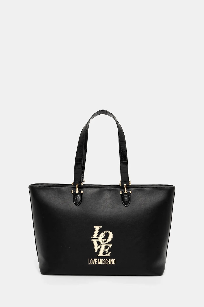 Love Moschino poseta culoarea negru, JC4159PP1