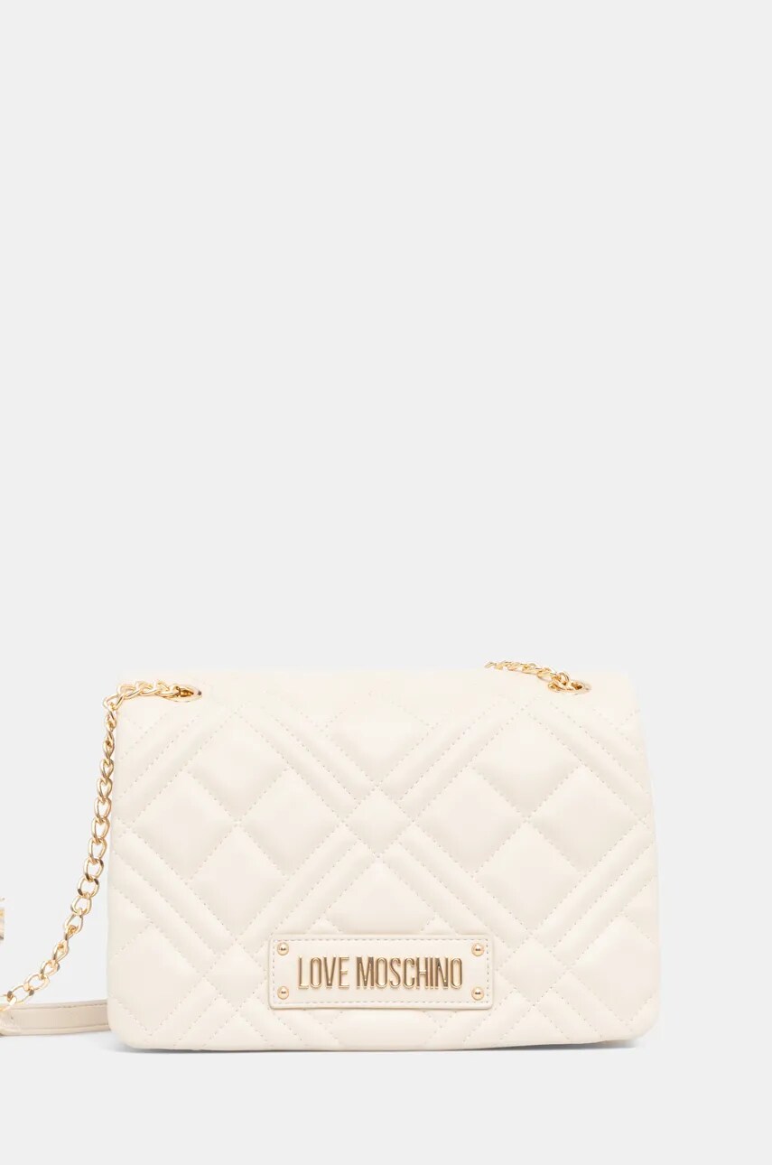 Love Moschino poseta culoarea bej, JC4153PP1