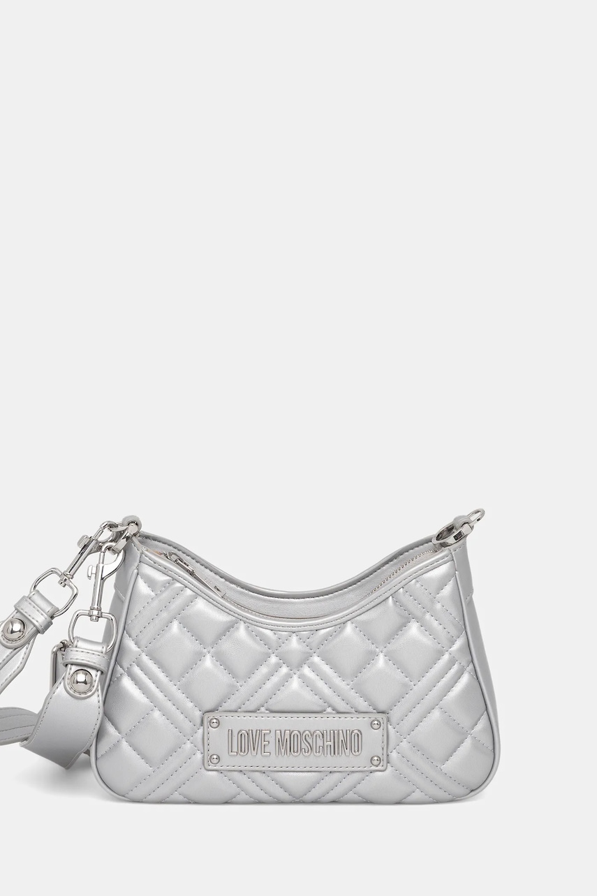 Love Moschino poseta culoarea argintiu, JC4152PP1