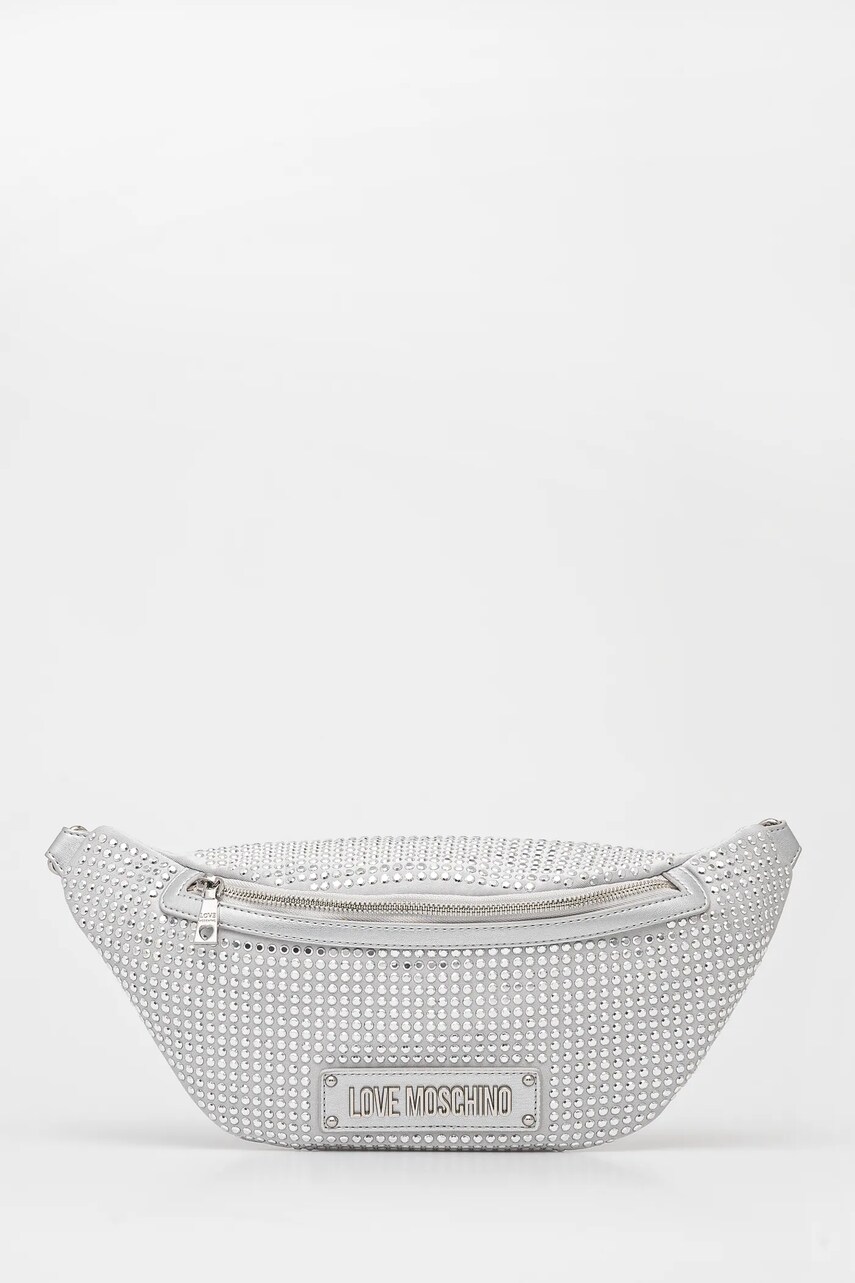 Love Moschino borseta culoarea argintiu, JC4137PP1