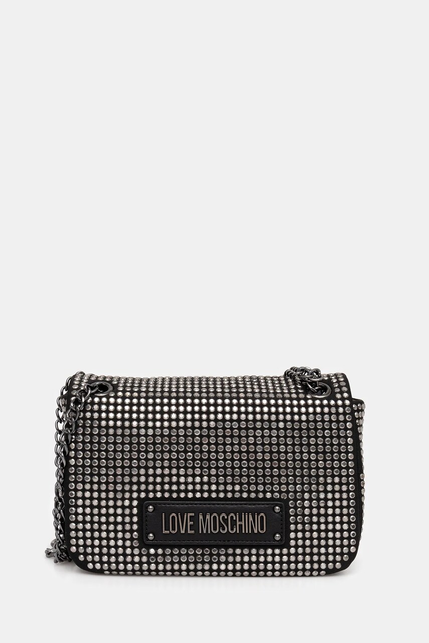 Love Moschino poseta culoarea negru, JC4136PP1