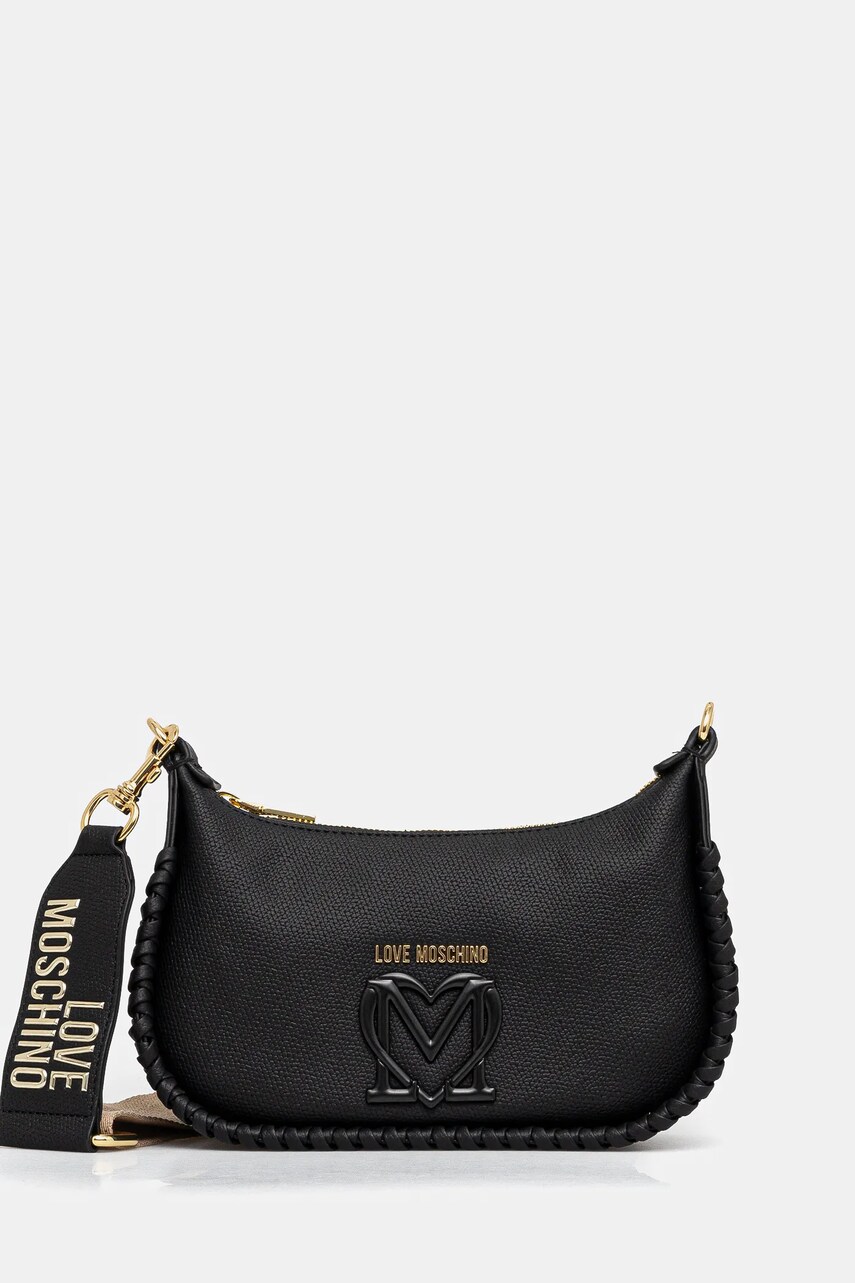 Love Moschino poseta culoarea negru, JC4128PP1