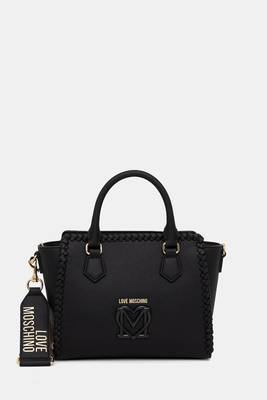 Love Moschino poșetă culoarea negru, JC4126PP1