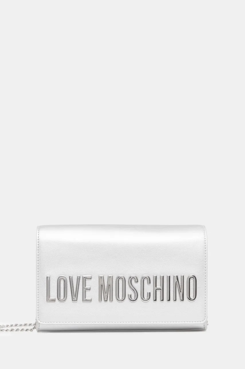 Love Moschino poseta culoarea argintiu, JC4103PP1