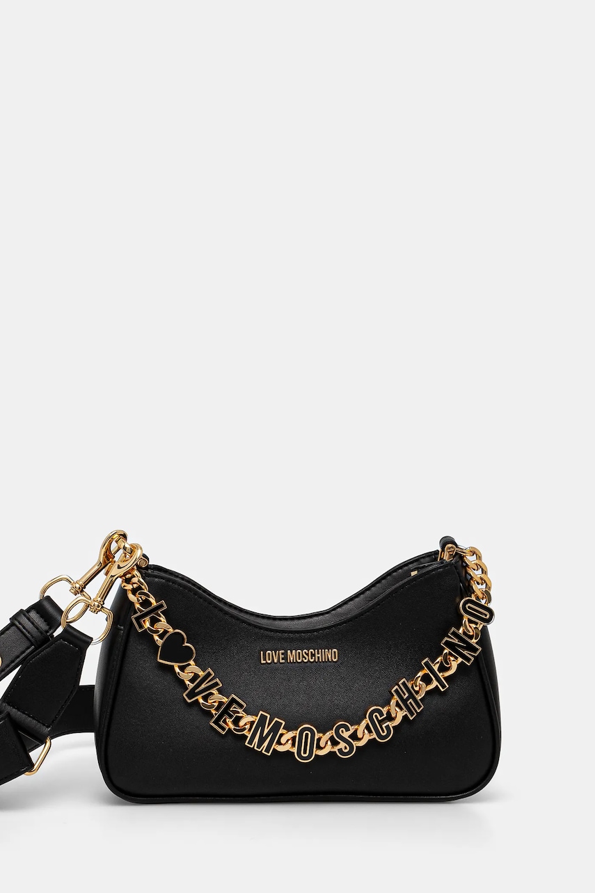 Love Moschino poseta culoarea negru, JC4070PP1