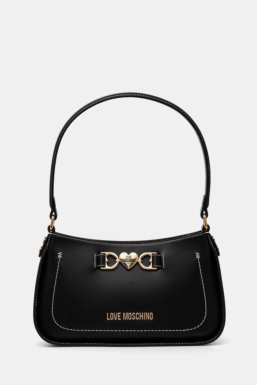 Love Moschino poseta culoarea negru, JC4062PP1