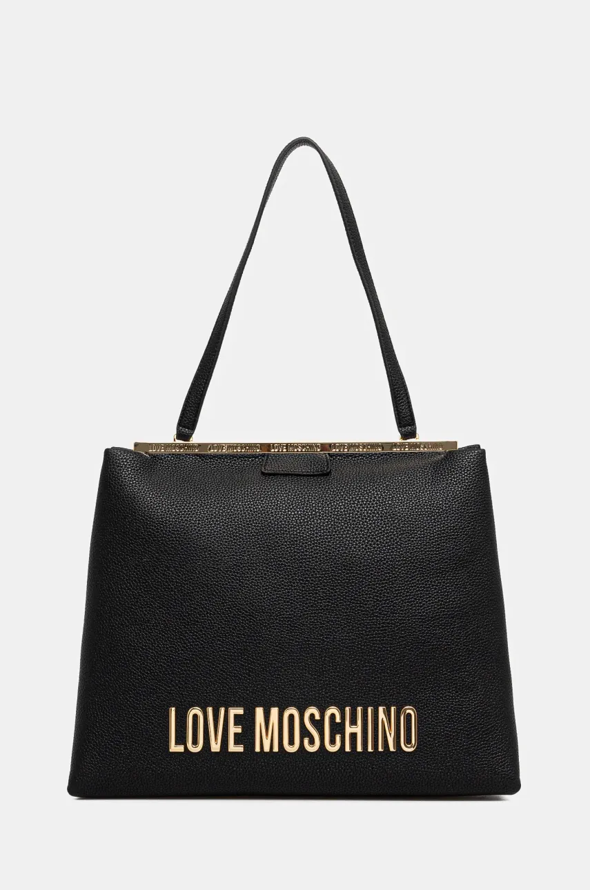 Love Moschino poseta culoarea negru, JC4054PP1