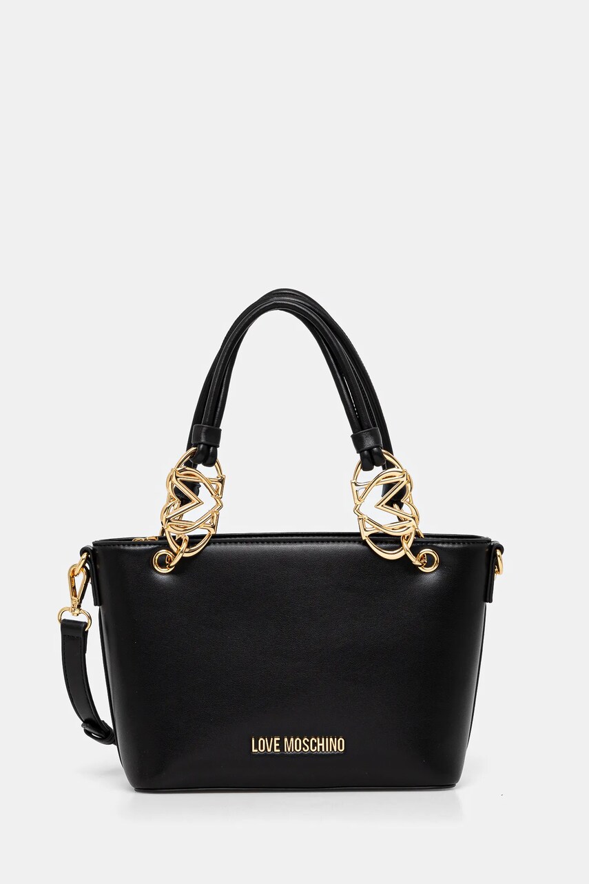 Love Moschino poseta culoarea negru, JC4052PP1