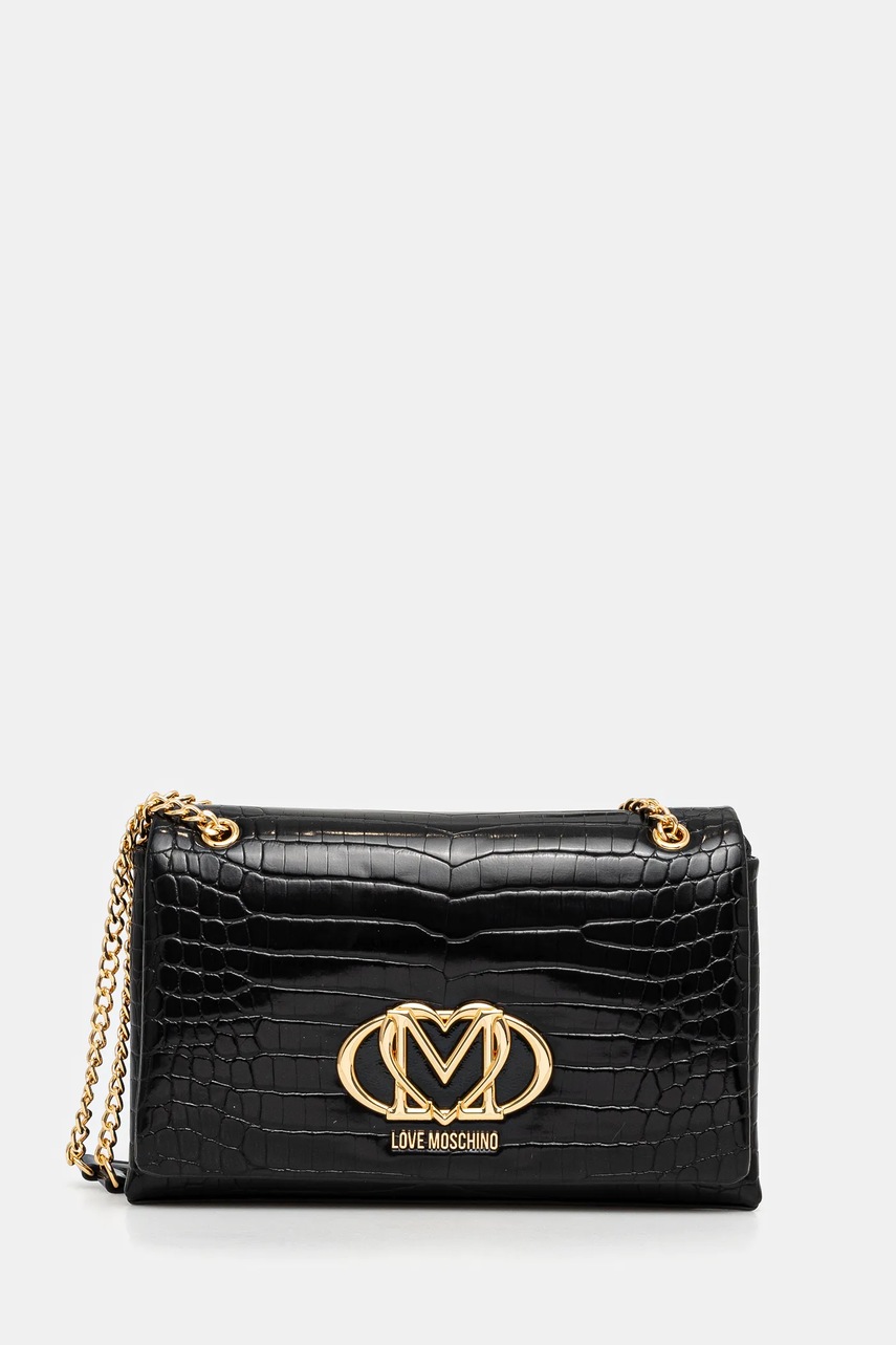 Love Moschino poseta culoarea negru, JC4046PP1