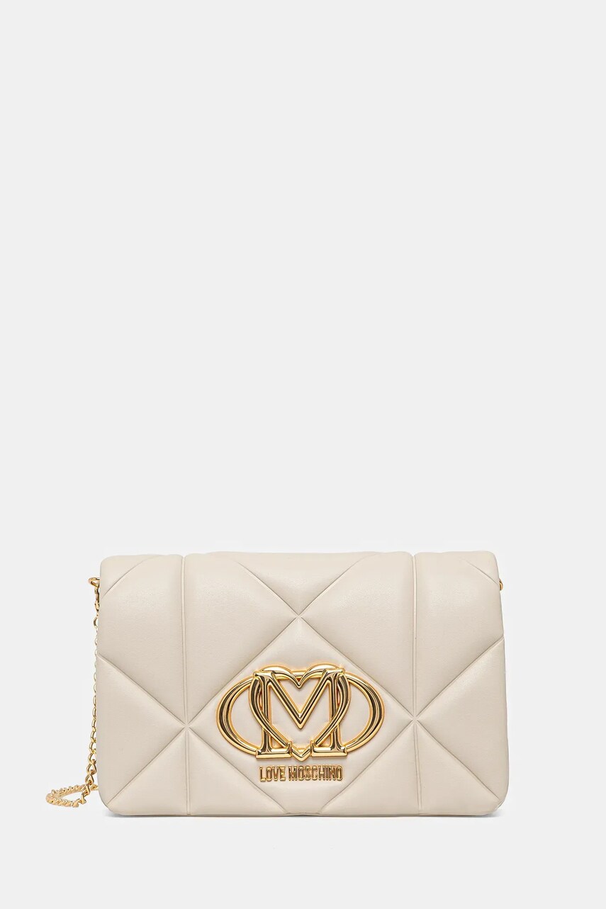 Love Moschino poseta culoarea bej, JC4043PP1
