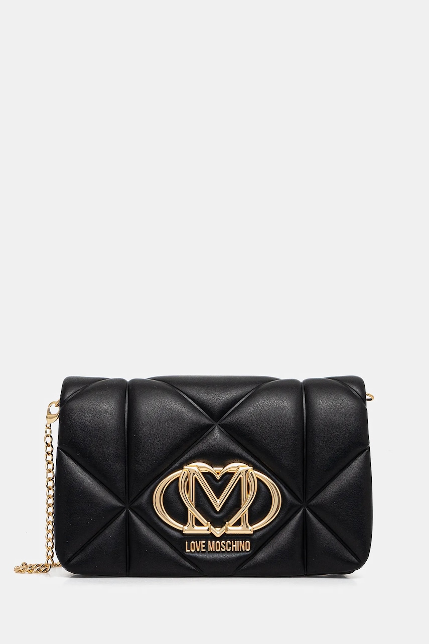 Love Moschino poseta culoarea negru, JC4043PP1