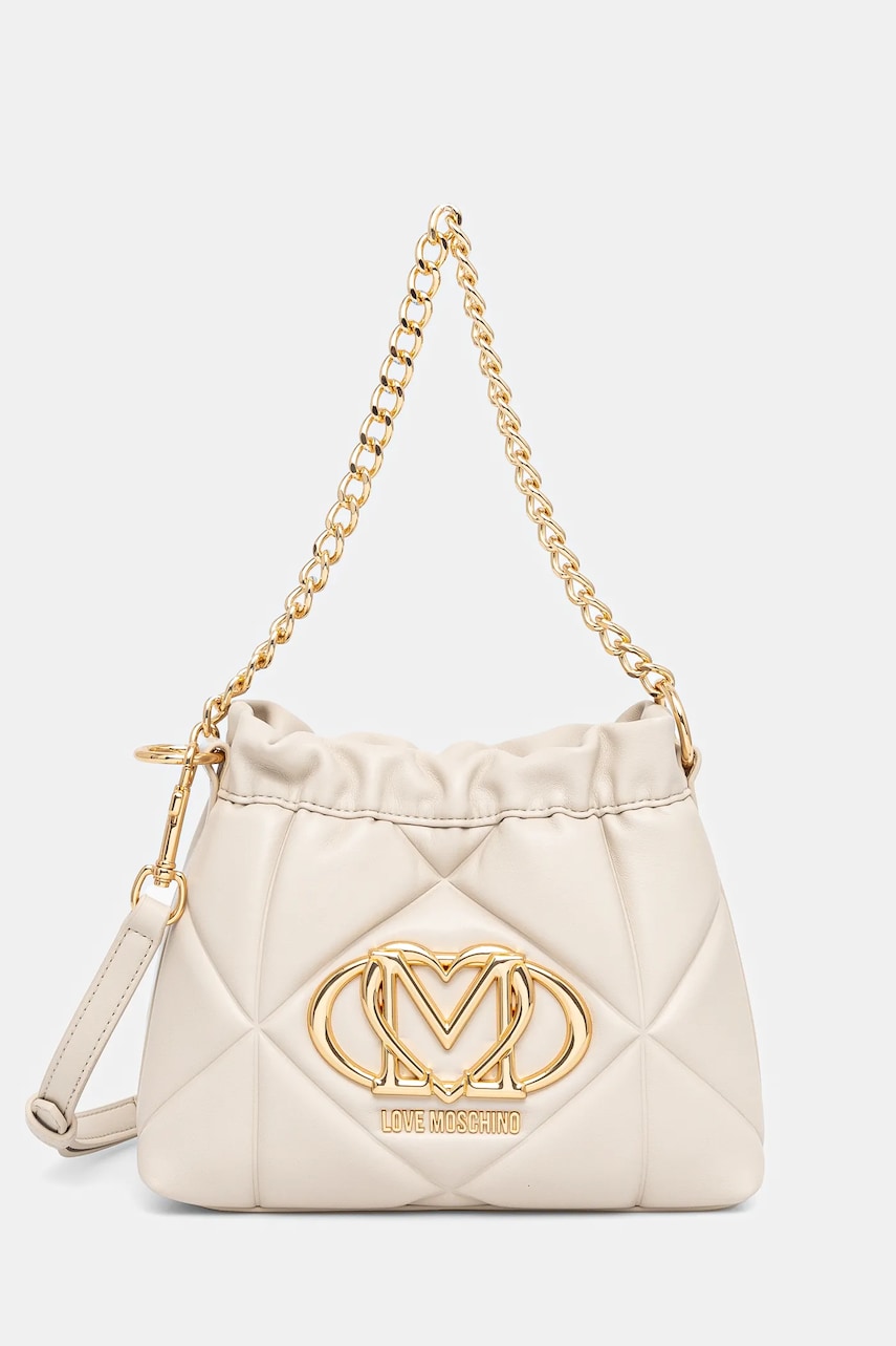 Love Moschino poseta culoarea bej, JC4042PP1