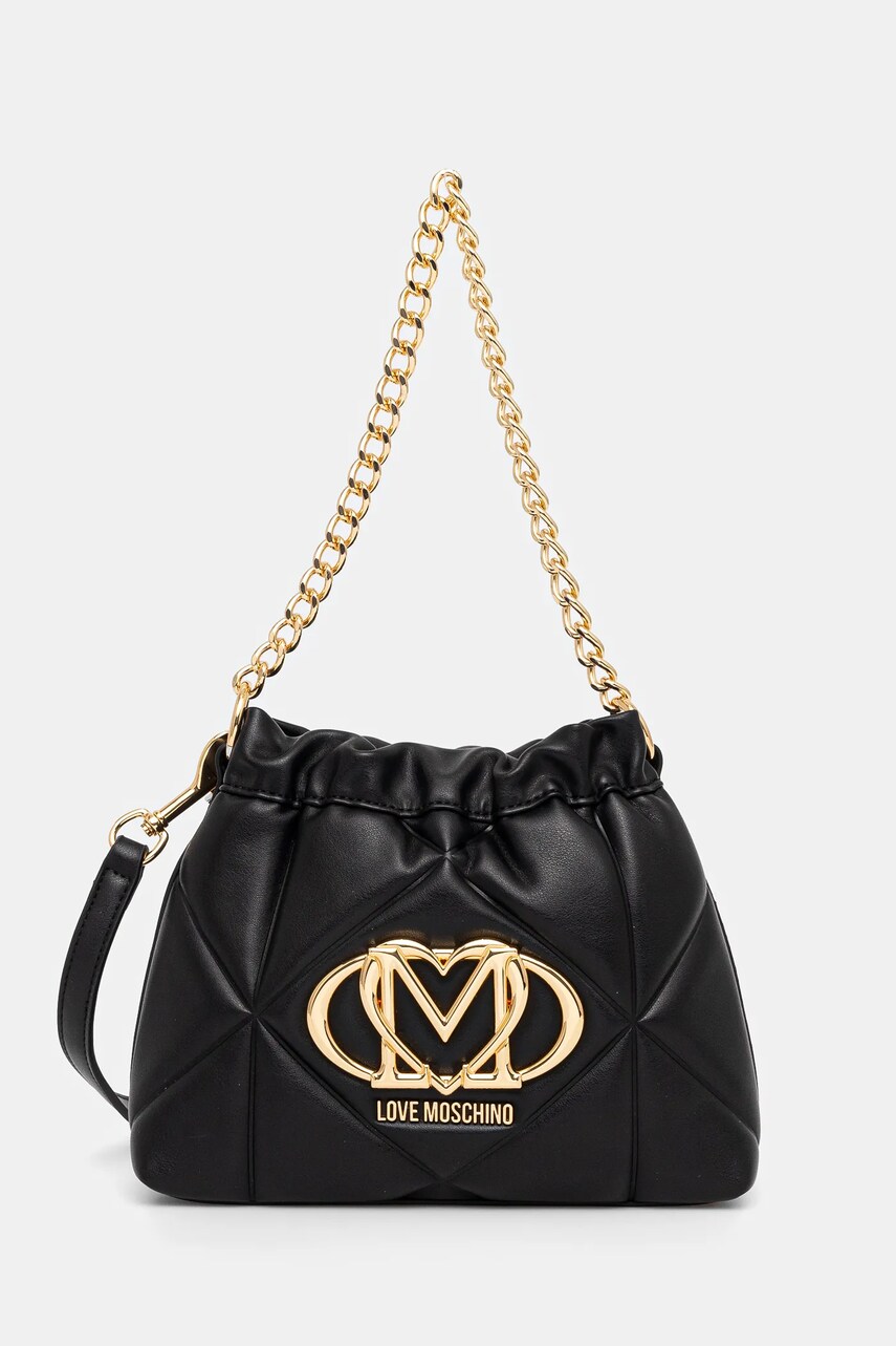 Love Moschino poseta culoarea negru, JC4042PP1