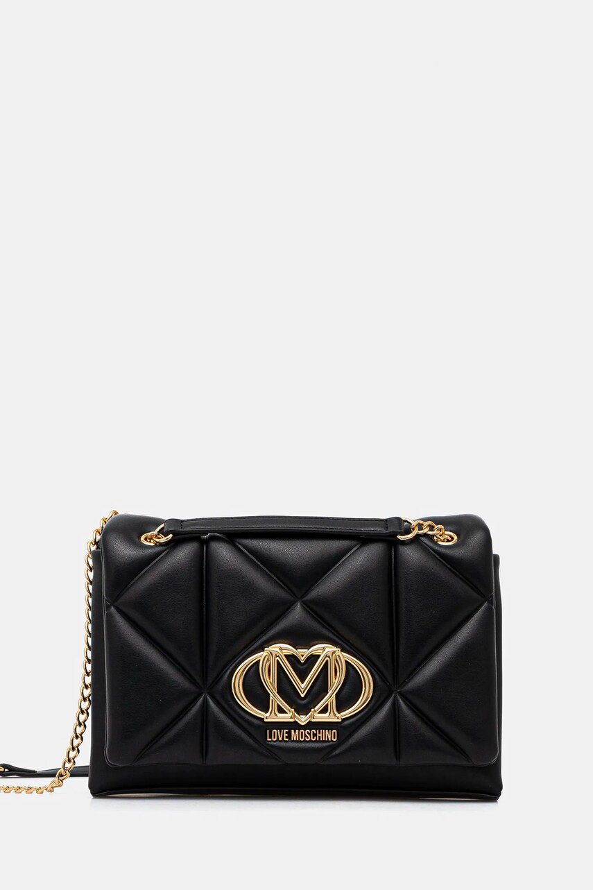 Love Moschino poseta culoarea negru, JC4041PP1