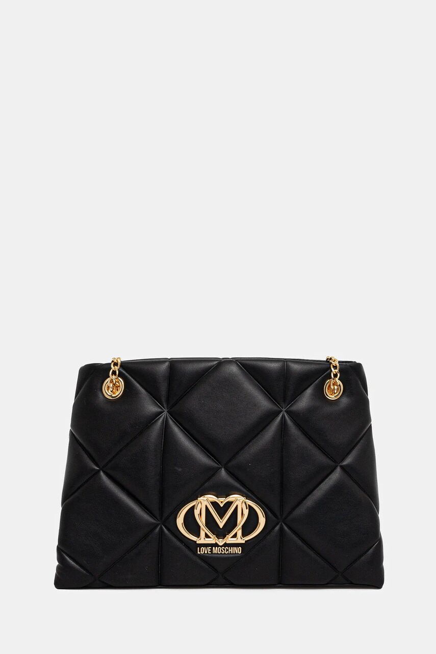 Love Moschino poseta culoarea negru, JC4040PP1